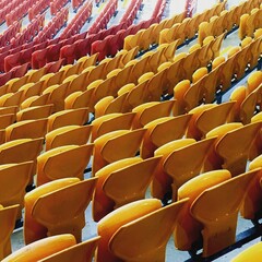 empty stadium seats
