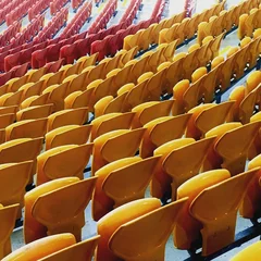 Gardinen empty stadium seats © Jam-motion