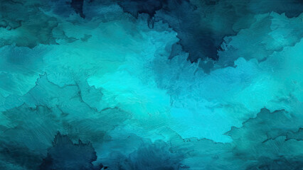 Blue abstract watercolor background for design - obrazy, fototapety, plakaty