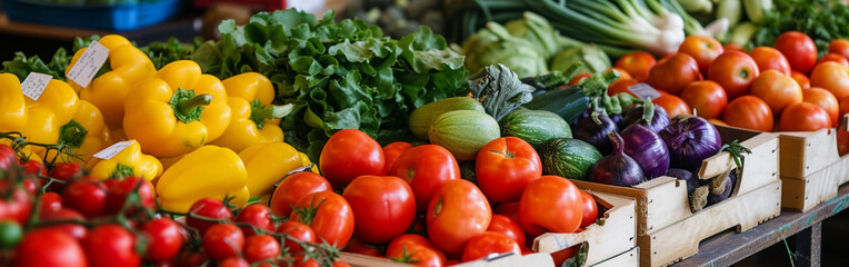 Market Fresh: Abundance of Vegetables at Local Stand