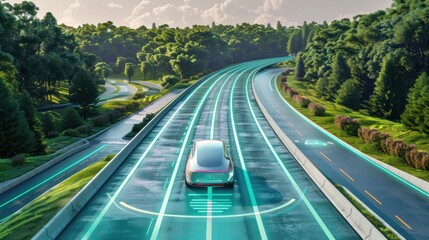 Smart roads charging electric vehicles, infrastructural revolution
