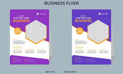 Business flyer design, modern business flyer design, eye catching design, professional business flyer design