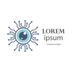 health and eye care logo design
