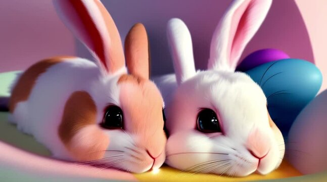 wo_cute, cartoon bunnies (1), 60fps 12s