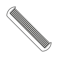 Hair comb icon vector. Hairstyle illustration sign. Barber shop symbol. Hairdresser logo.