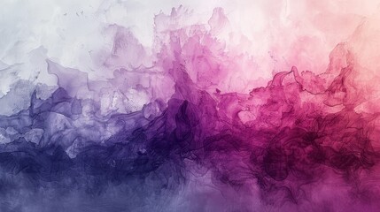   Purple and pink smoke on a white and blue backdrop, featuring a pink and purple palette - obrazy, fototapety, plakaty