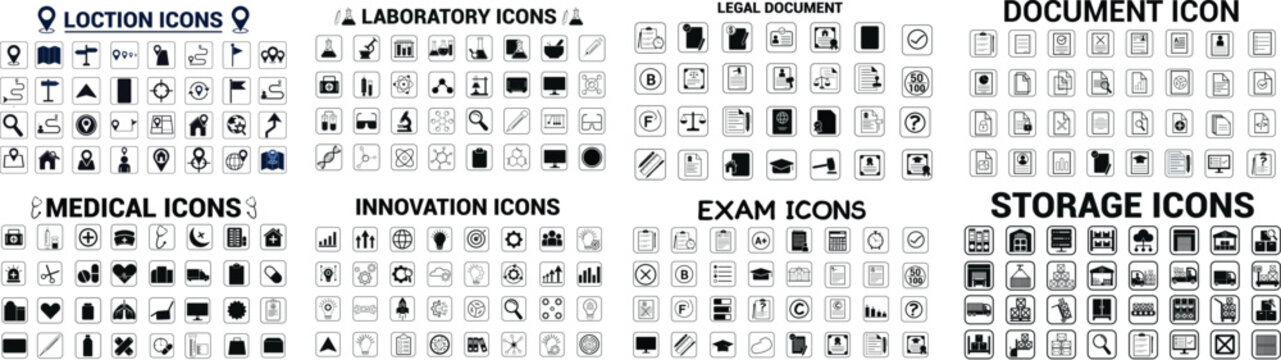 icon,set,vector,design,Map,Laboratory,Medical,Education,Investment,STORAGE,
design,Flat,collection,