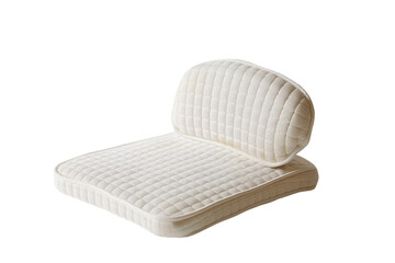 Memory Foam Seat Cushion On Transparent Background. - obrazy, fototapety, plakaty