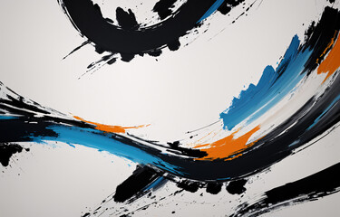 abstract grunge background with splashes