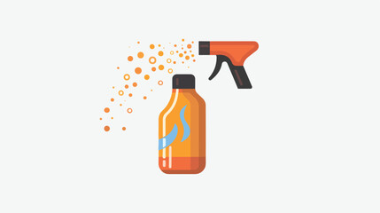 Spray icon Flat. flat vector isolated on white background