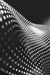 pattern of Dot white black wave technology texture background like tyre treads; the patter is smooth 