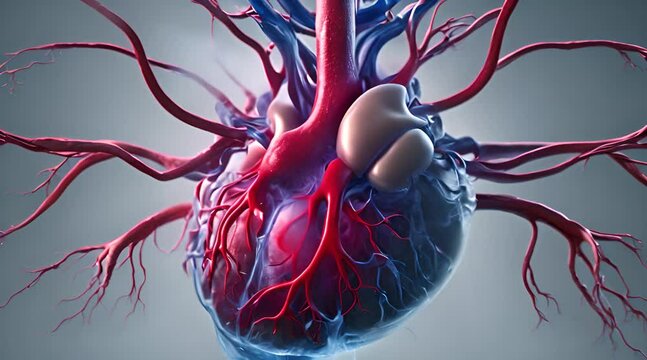 Abstract human internal organs, Anatomy, Medical education concept