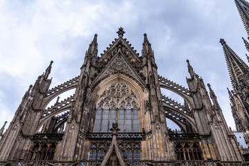 Fototapeta na wymiar Cologne Cathedral gothic church religion