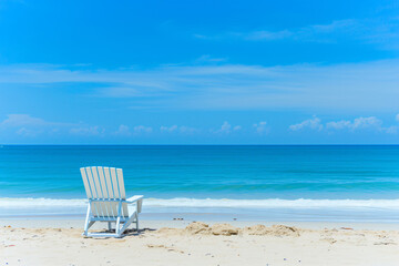 photo beautiful tropical beach and sea