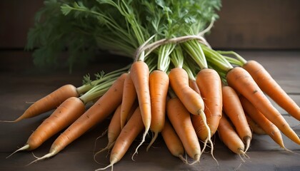 a-bunch-of-crisp-orange-carrots-freshly-harvested-