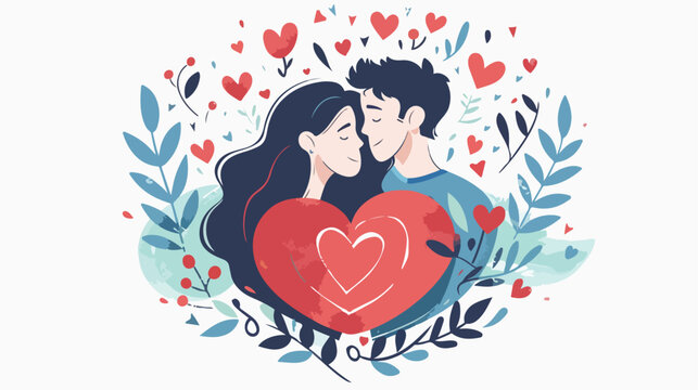 True love design  vector illustration flat vector