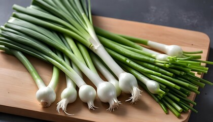 a-bunch-of-fresh-green-scallions-sliced-thinly-fo-upscaled_4 - obrazy, fototapety, plakaty