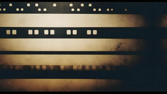 vintage film rolling loop animation grunge motion background 4K 60 FPS 