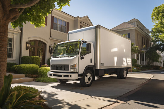 car truck cargo shipping delivery shipment express service on road