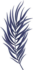 Tropic Leaf Palm Blue