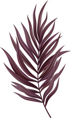 Tropic Leaf Palm Purple