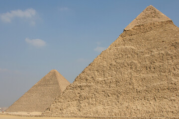 Fototapeta na wymiar Great pyramids of Egypt.