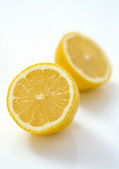 Sliced fresh lemon