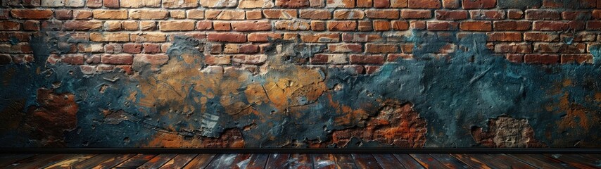 Vintage brick wall background for various designs and covers.