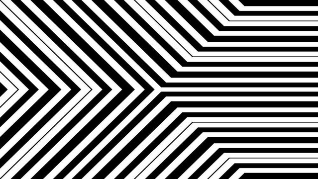 Seamless black and white geometric pattern with repeating triangles for backgrounds and textiles.
