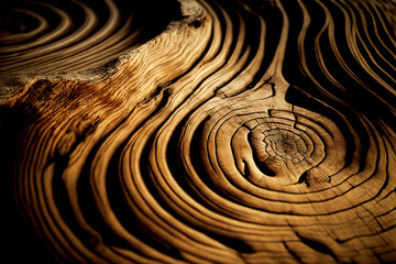 Fototapeta na wymiar Background illustration, dark horizontal pattern of wooden planks. Unusual background made of natural wood.