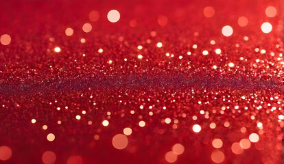 Red glitter  Cardboard Texture For Christmas, wedding, birthday, valentine  background 
