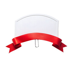 label ribbon isolated on transparent