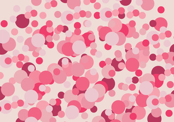 Spring cherry vector wallpaper. Pink shades lenses. Festive hand drawn illustration backdrop. - obrazy, fototapety, plakaty
