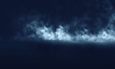 Empty Fog room with floor abstract stage of dark room concrete floor stage background
