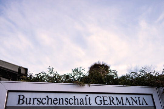 schilder einer deutschen burschenschaft