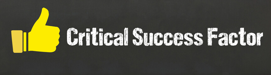 Critical Success Factor - obrazy, fototapety, plakaty