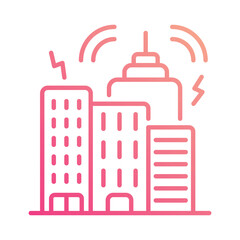 City  icon editable stock vector icon	