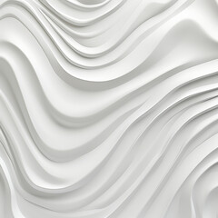 3d photo of abstract white background made with generative ai