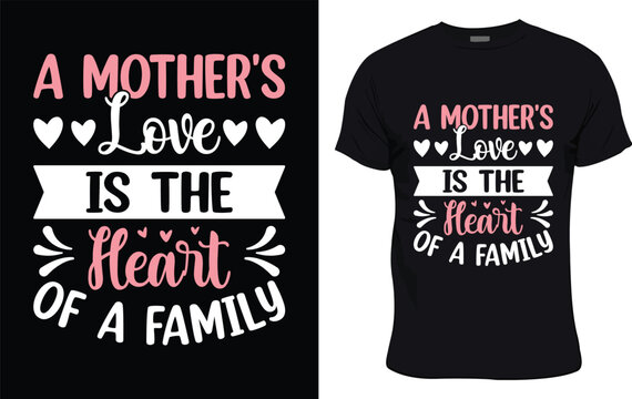 colorful graphic t shirt mothers day t shirt design 