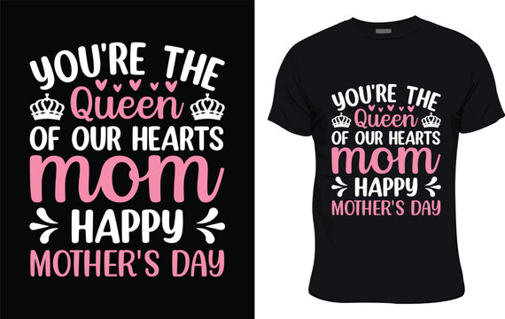 colorful graphic t shirt mothers day t shirt design 