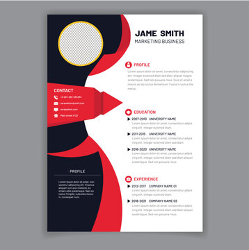 a flyer of 1 templates of a4 flyer, modern business flyer template, abstract businesses flyer and creative design, adstract colorful concepts and editable vector template.