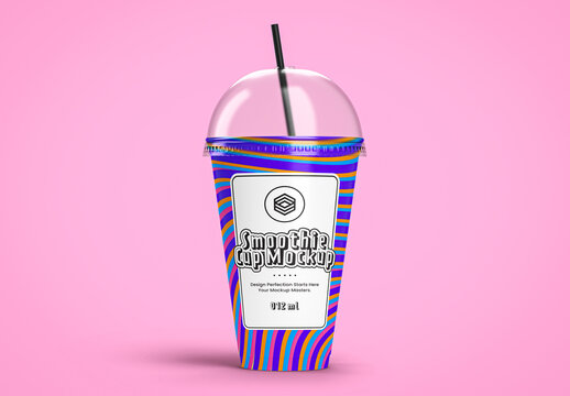 Smoothie Cup Mockup