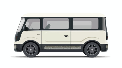 Luxury premium realistic mini bus coupe sport colour