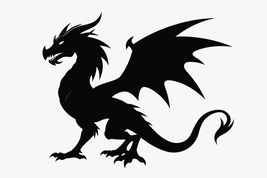 dragon silhouettes design