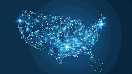 Maryland Map - USA United States of America Map vector - obrazy, fototapety, plakaty