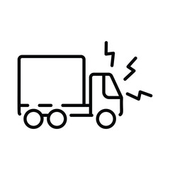 Truck  icon editable stock vector icon	