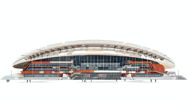 NICE FRANCE  Exterior view of Allianz Riviera Stade 