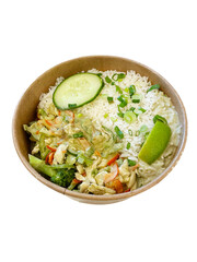 Khao pad thaï poulet - riz thaï poulet