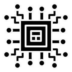 Chip glyph icon