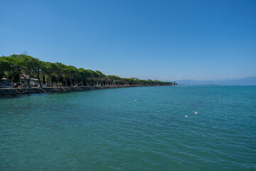 overview of Sirmione from Lake Garda
